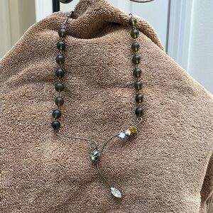 Sabika Austrian Crystal 18” Elegant Beaded Necklace